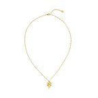 Resilience Leaf Necklace - Gold