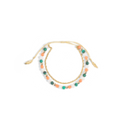 Song of Celebration Beaded Bracelet - Gold