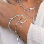 Song of Celebration Feather Chain Bracelet