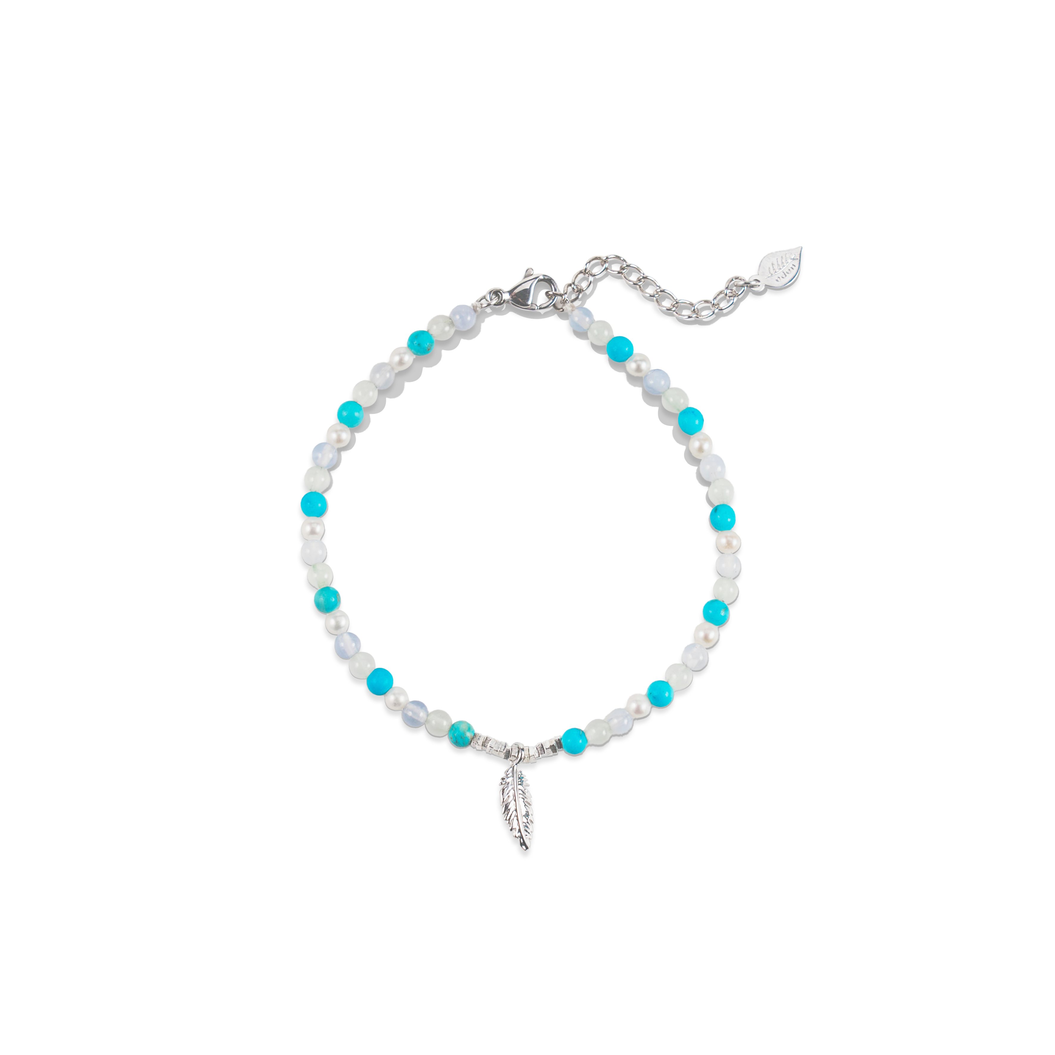 Song of Celebration Feather Beaded Bracelet
