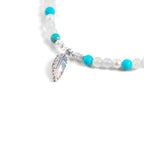 Song of Celebration Feather Beaded Bracelet