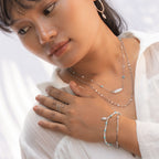 Song of Celebration Feather Beaded Bracelet