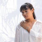 Song of Celebration Feather Beaded Bracelet