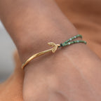 Grounded Hope Half-Cuff Bracelet