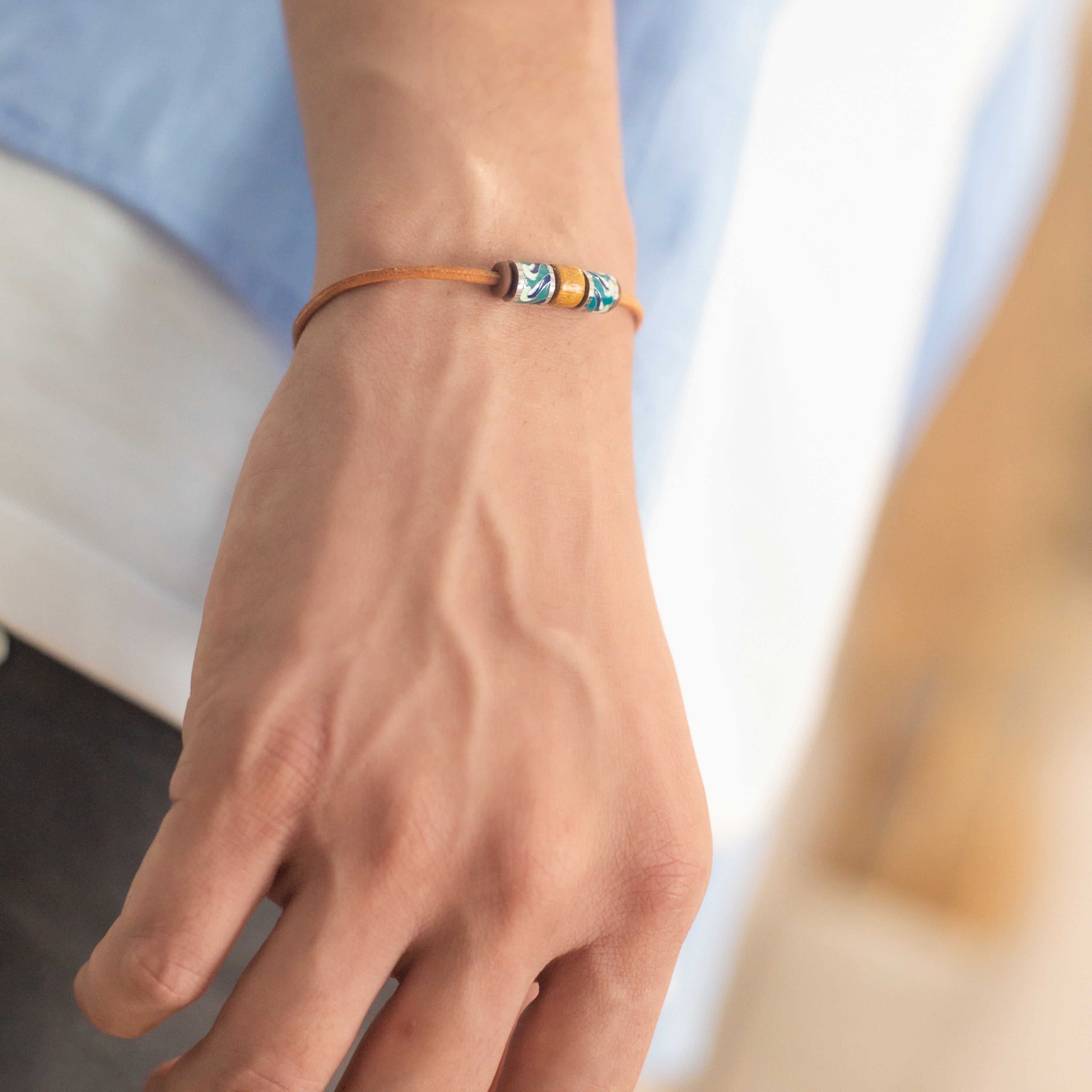 Path of Promise Leather Bracelet