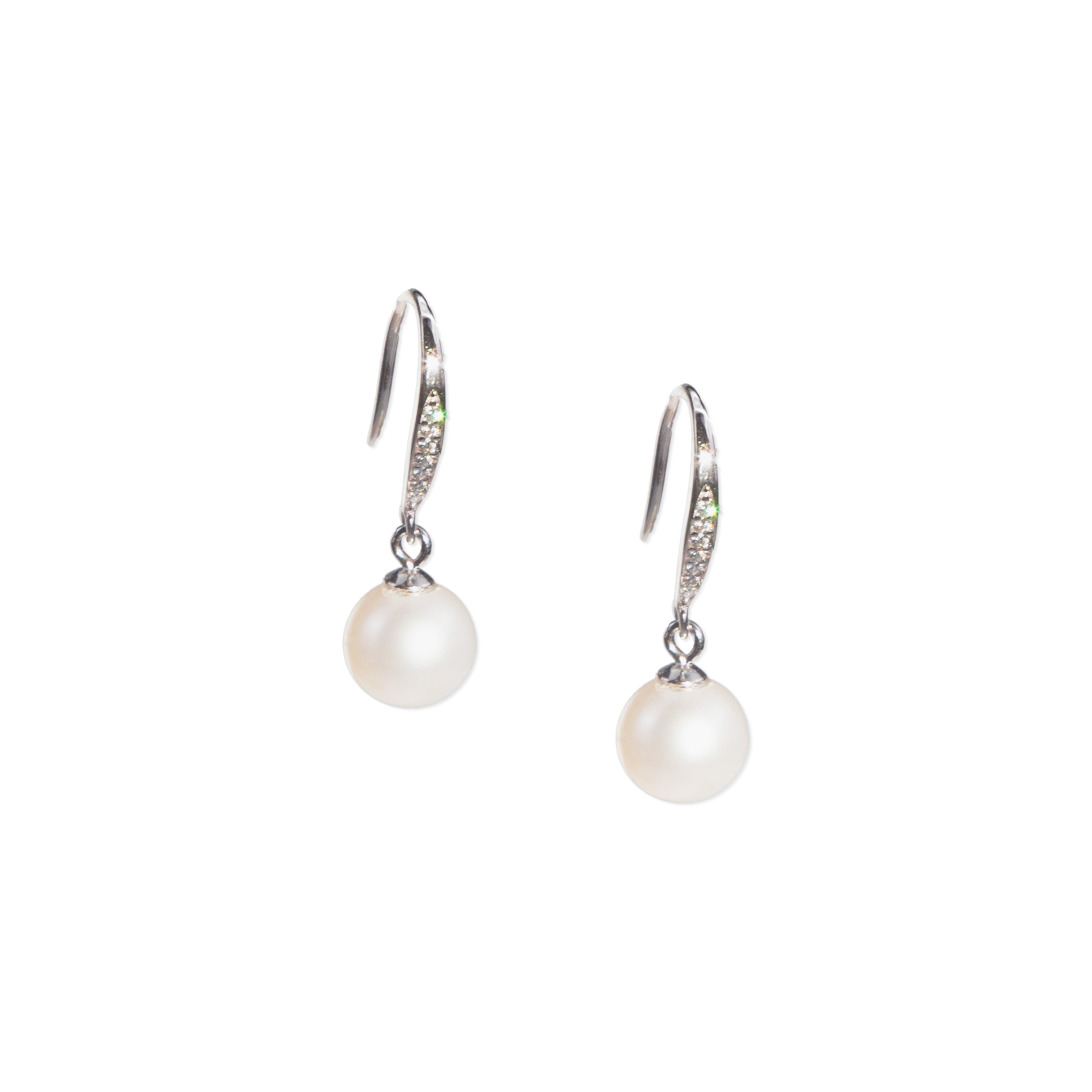 Precious Pearl Earrings - Silver