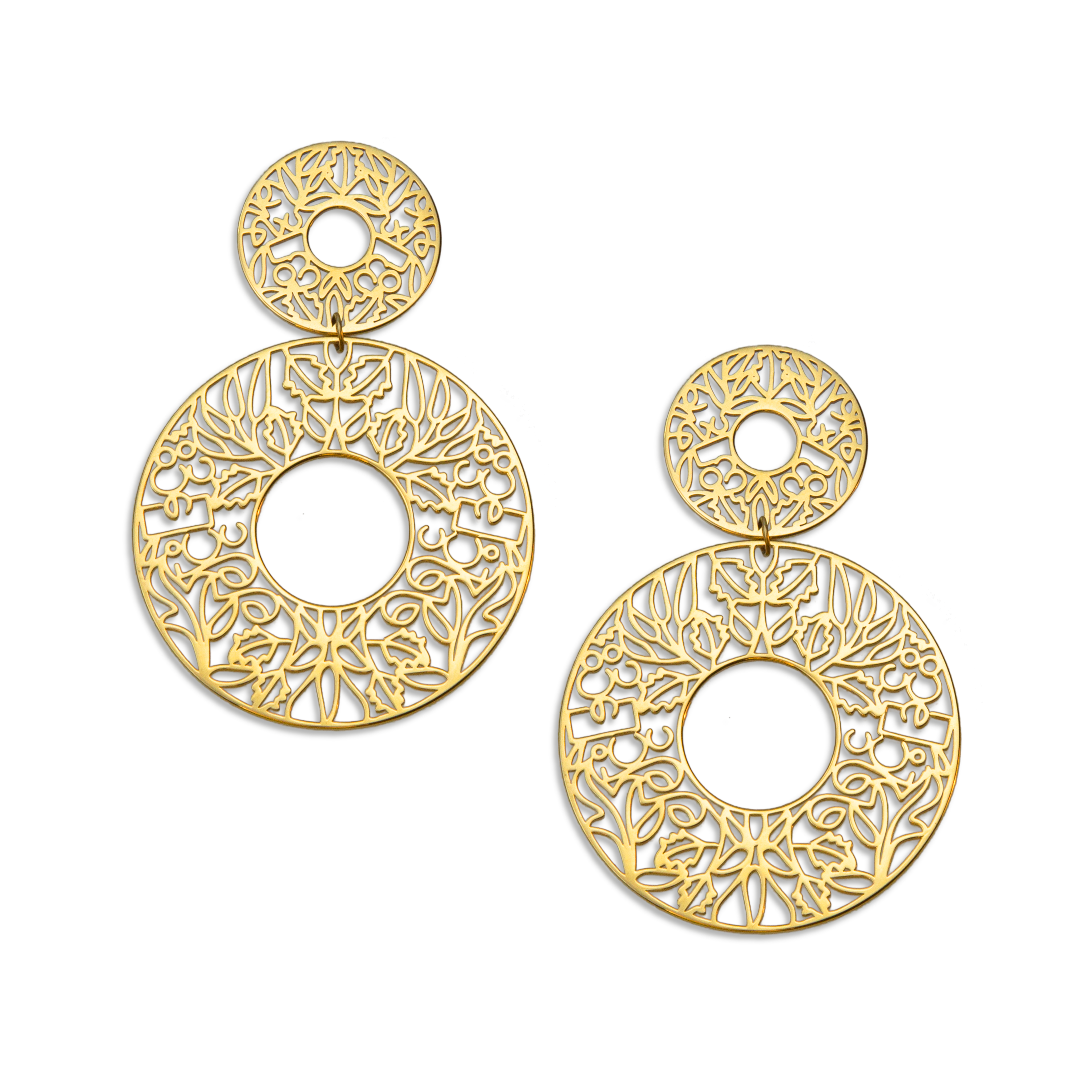 I Am Brave Drop Earrings