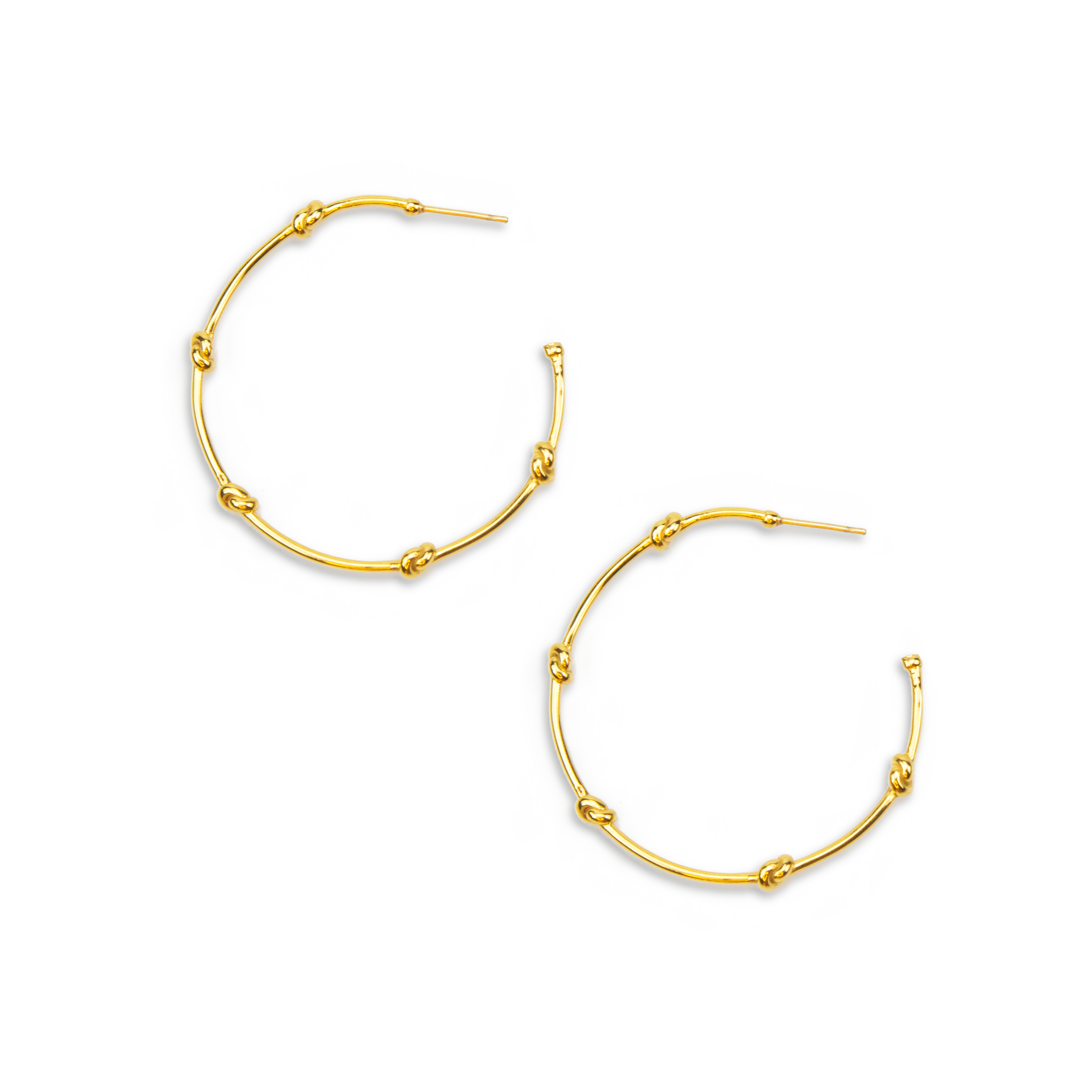 Knots of Freedom Hoop Earrings