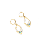 Walk on Water Enamel Drop Earrings