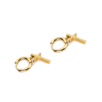 Courageous Cross Earrings
