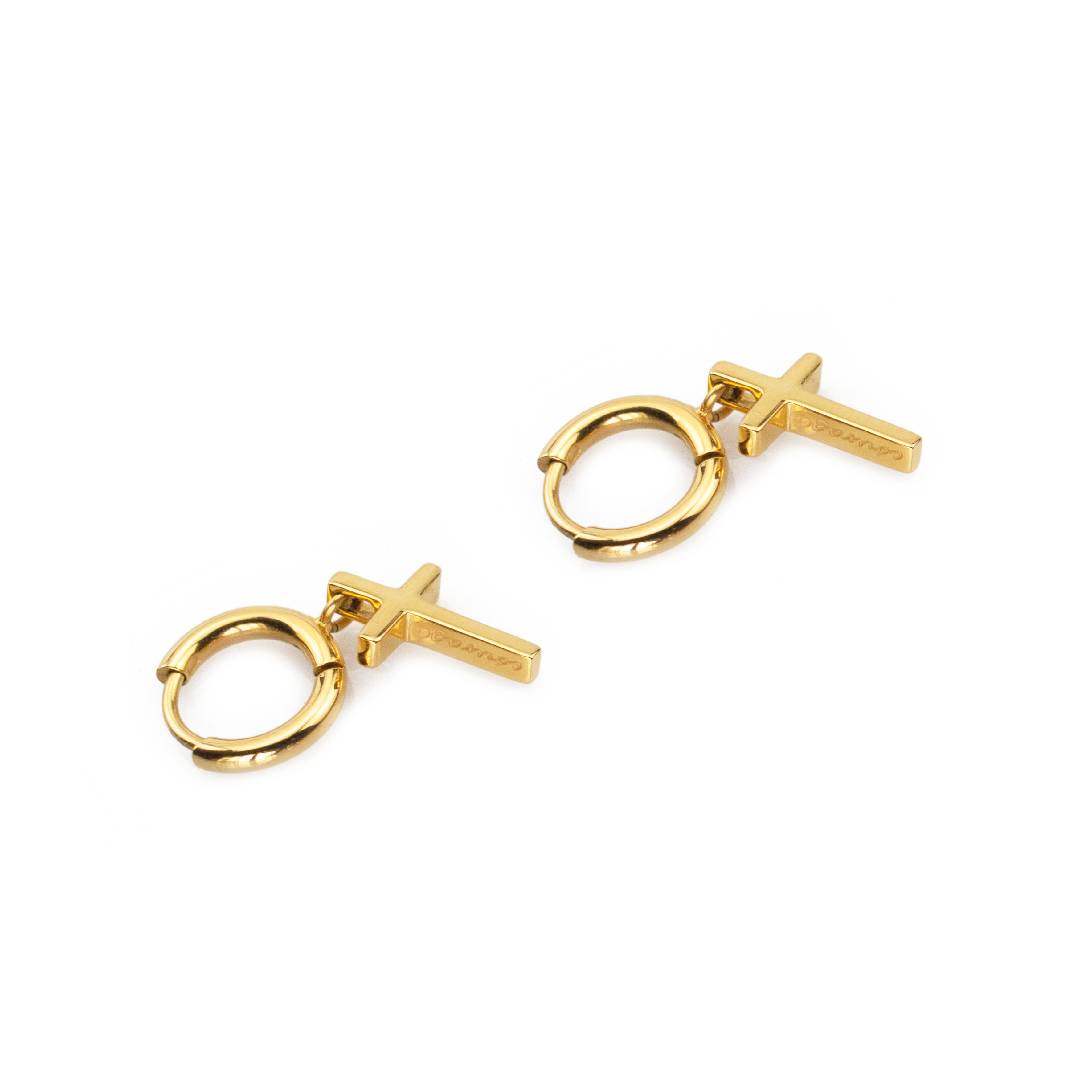 Courageous Cross Earrings