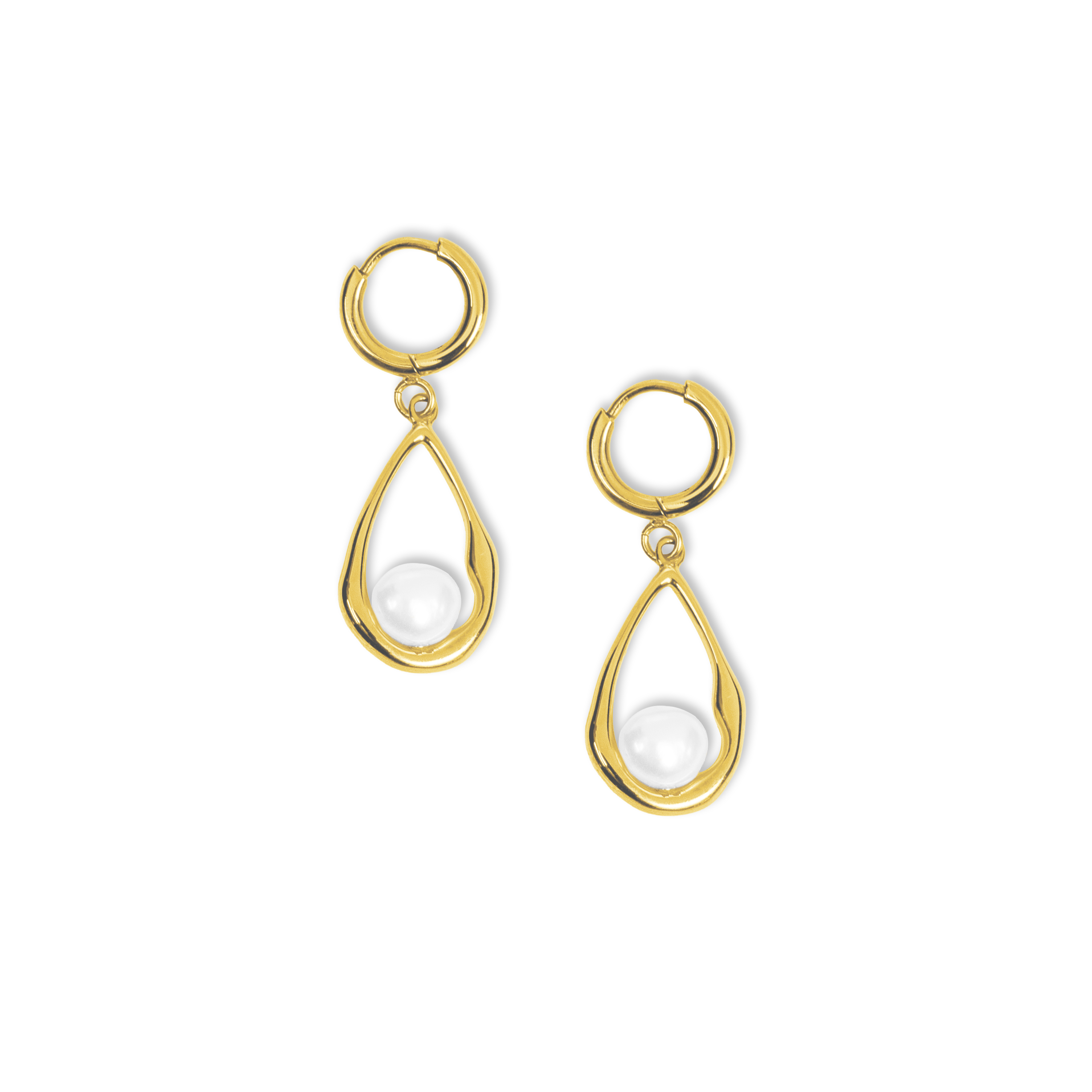 Milk and Honey Drop Earrings