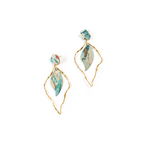 Leaf of Refuge Earrings - Gold