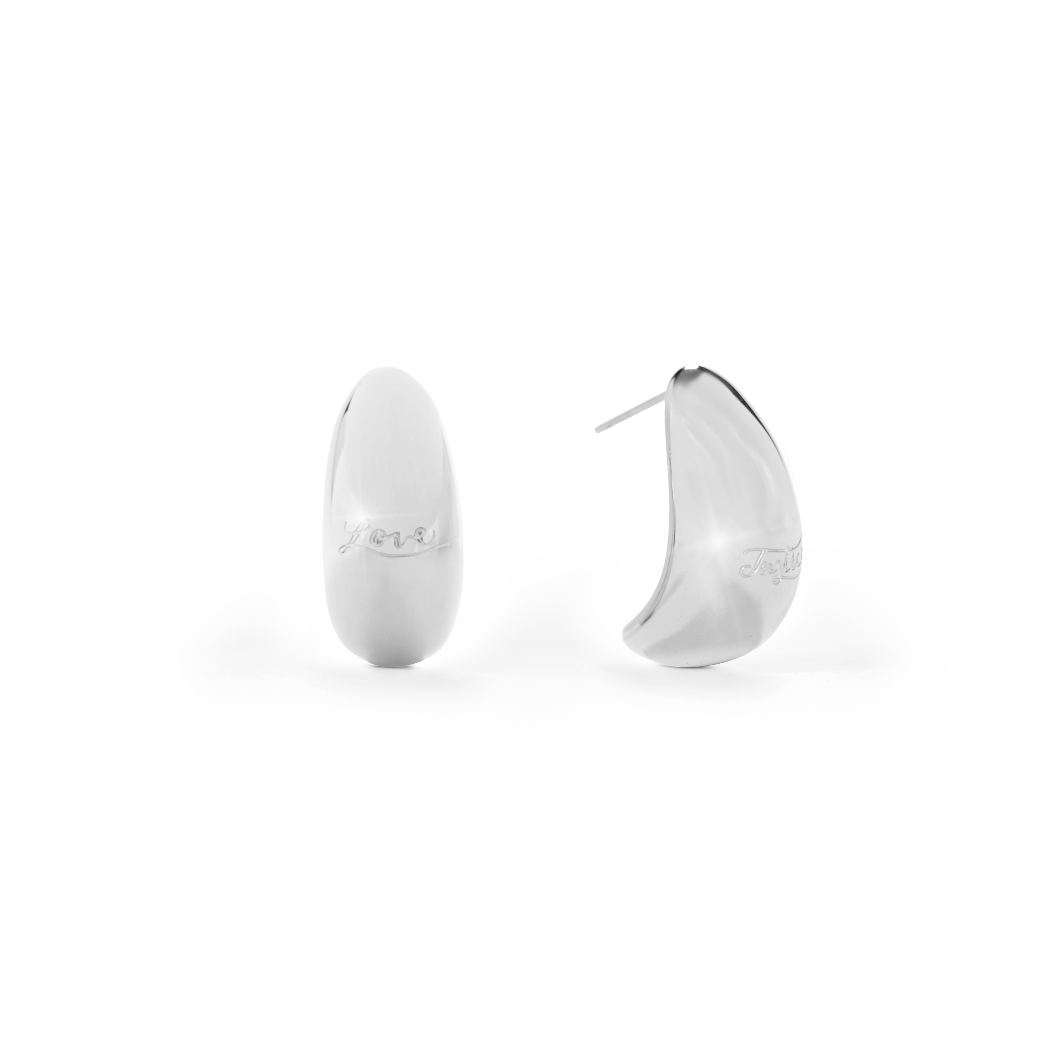 Love & Justice Half Hoop Earrings