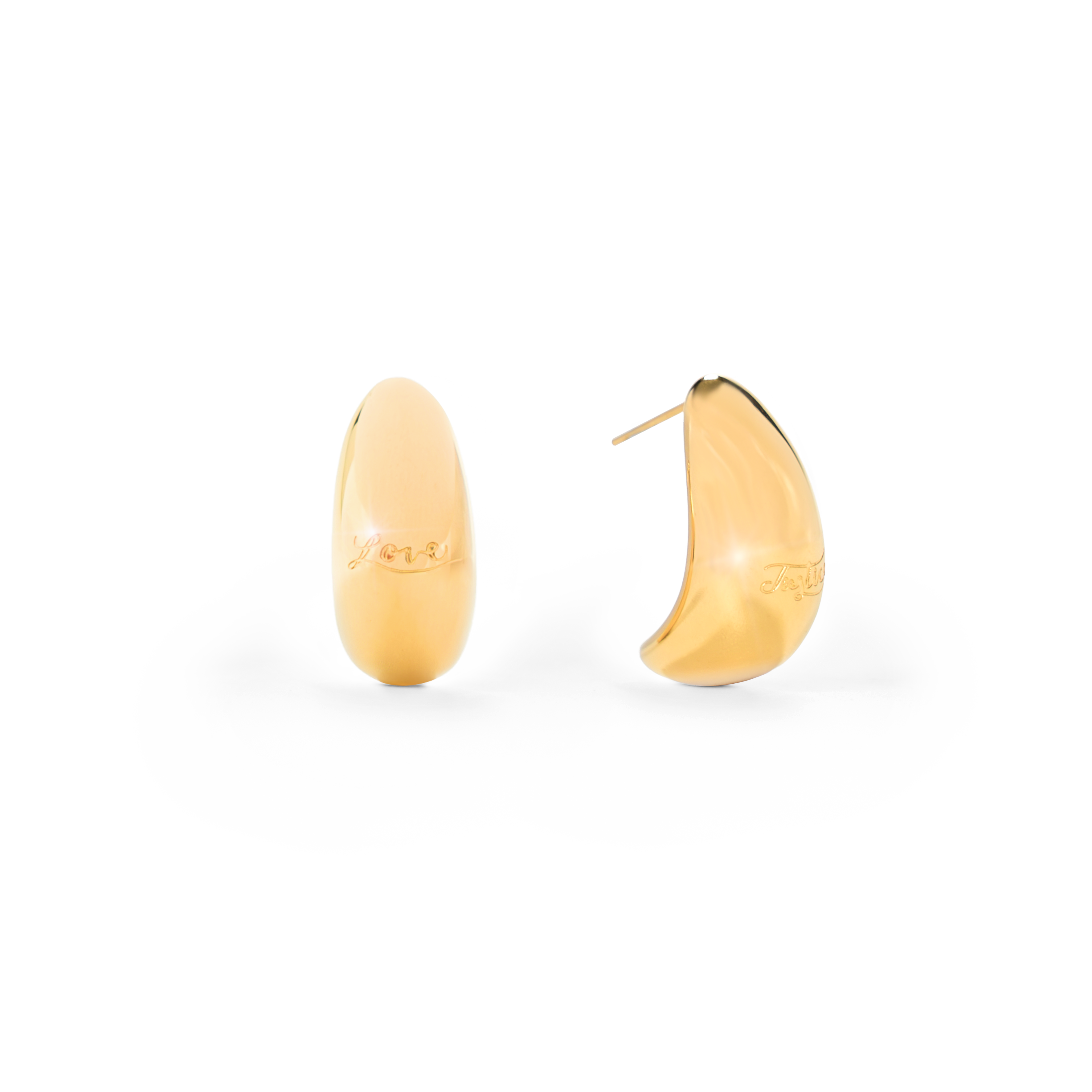 Love & Justice Half Hoop Earrings