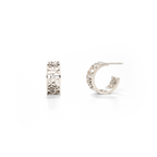 I Am Brave Mini Hoop Earrings