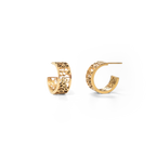 I Am Brave Mini Hoop Earrings