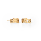 I Am Brave Mini Hoop Earrings