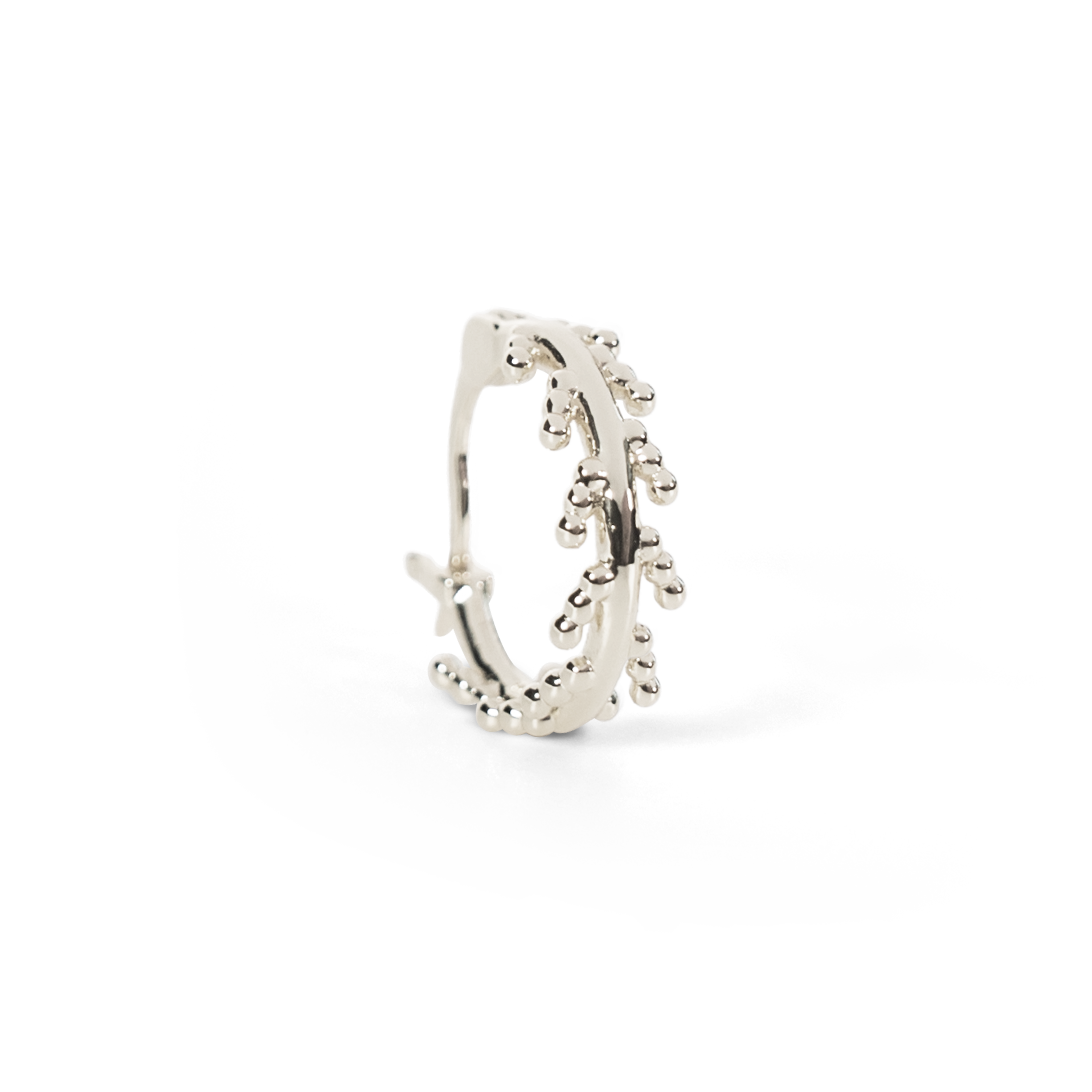 Mustard Seed Hoop Earrings