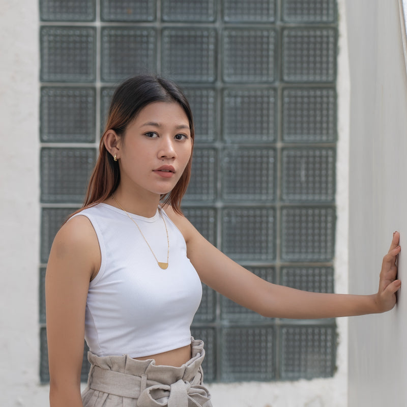 Mustard Seed Hoop Earrings