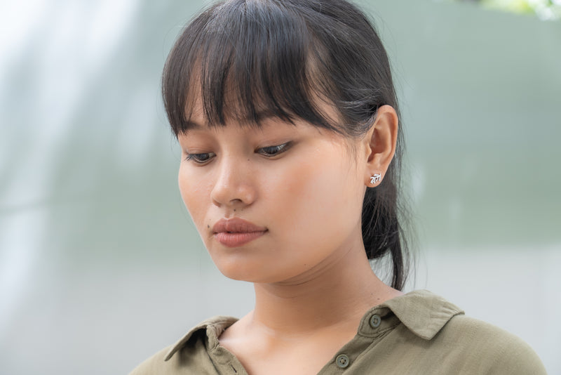 Mustard Seed Post Earrings