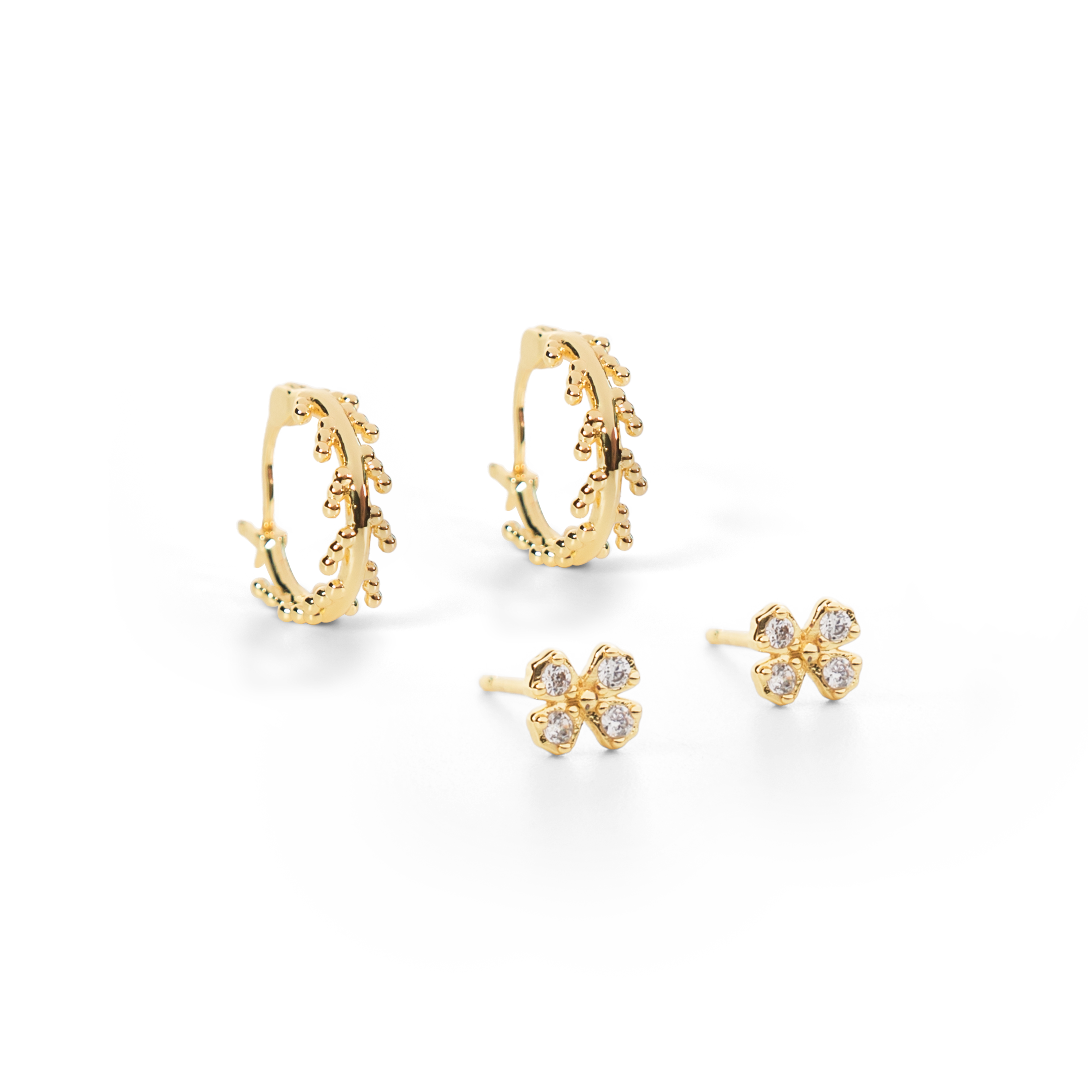 Mustard Seed Earring Set