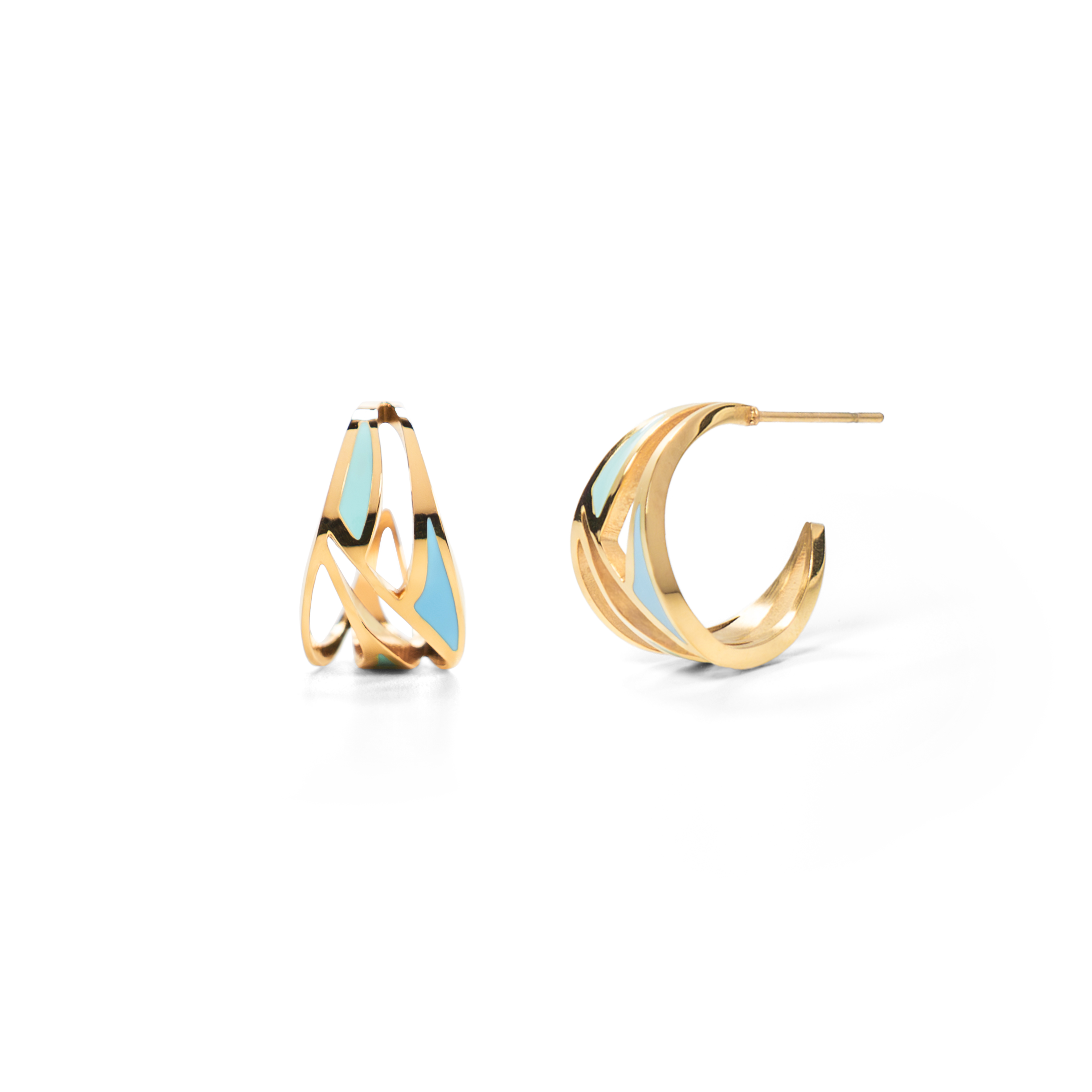 Walk on Water Mini Hoop Earrings
