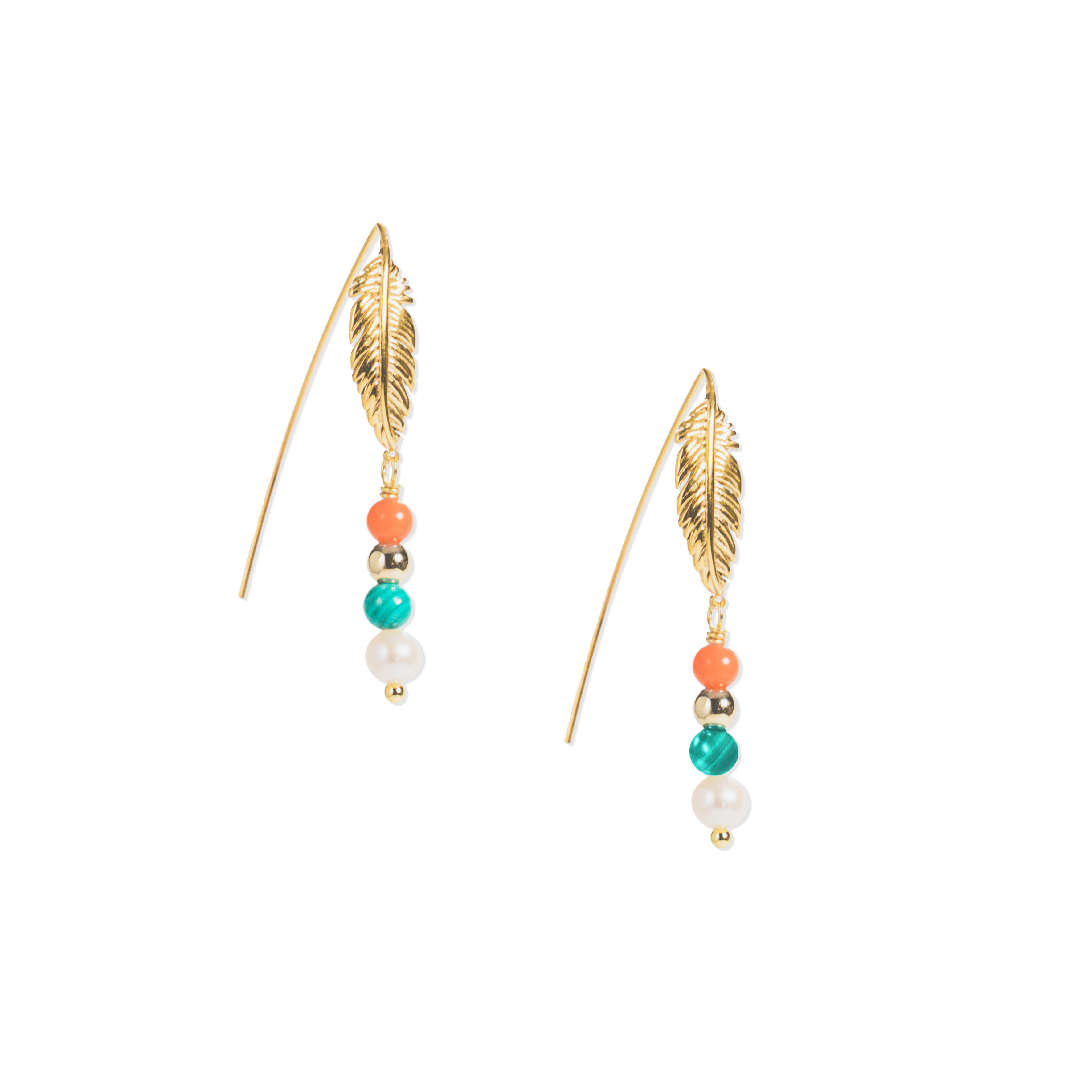 Song of Celebration Threader Earring - Gold