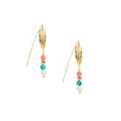 Song of Celebration Threader Earring - Gold