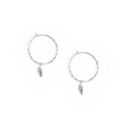 Song of Celebration Hoop Earring - Silver