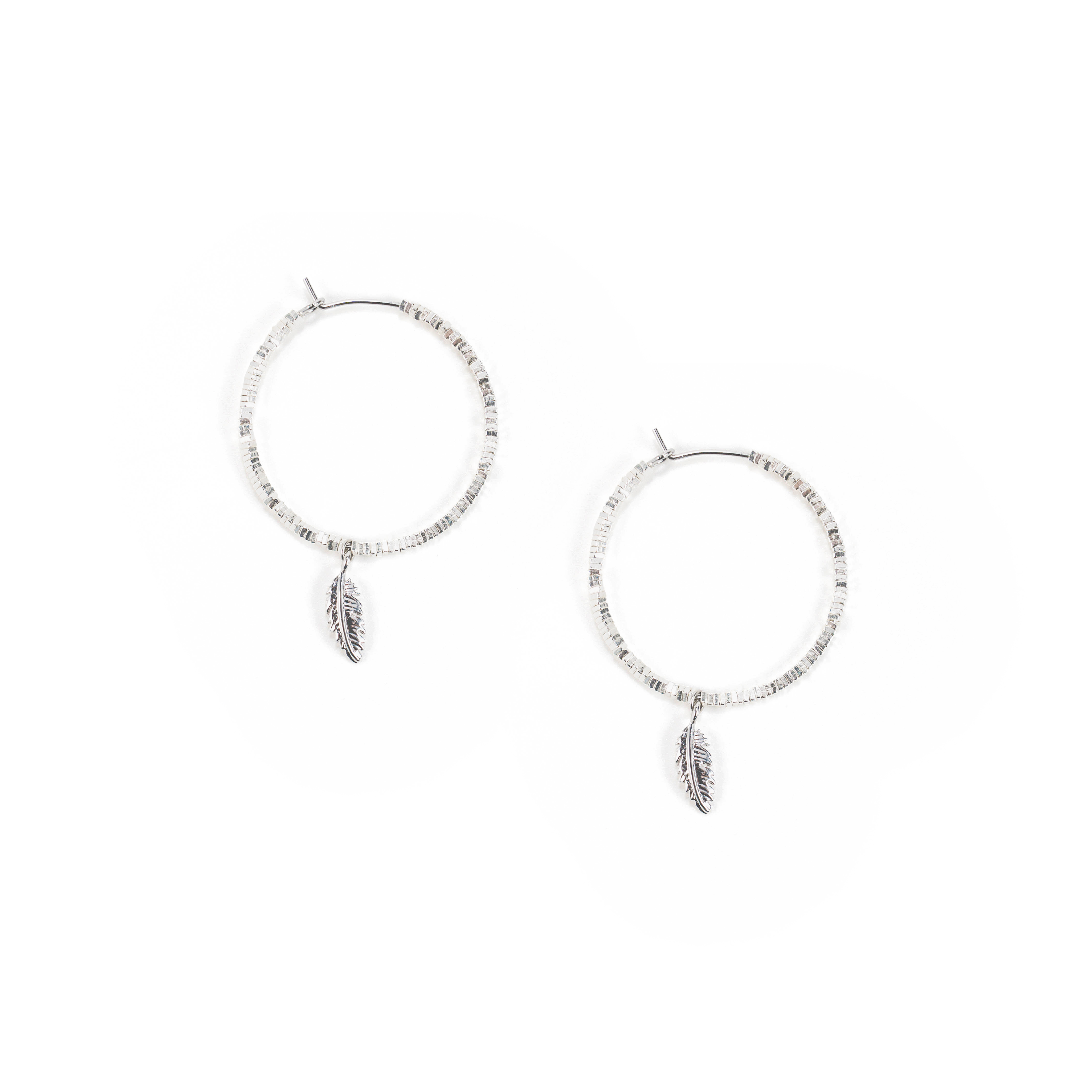 Song of Celebration Hoop Earring - Silver