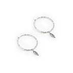Song of Celebration Hoop Earring - Silver