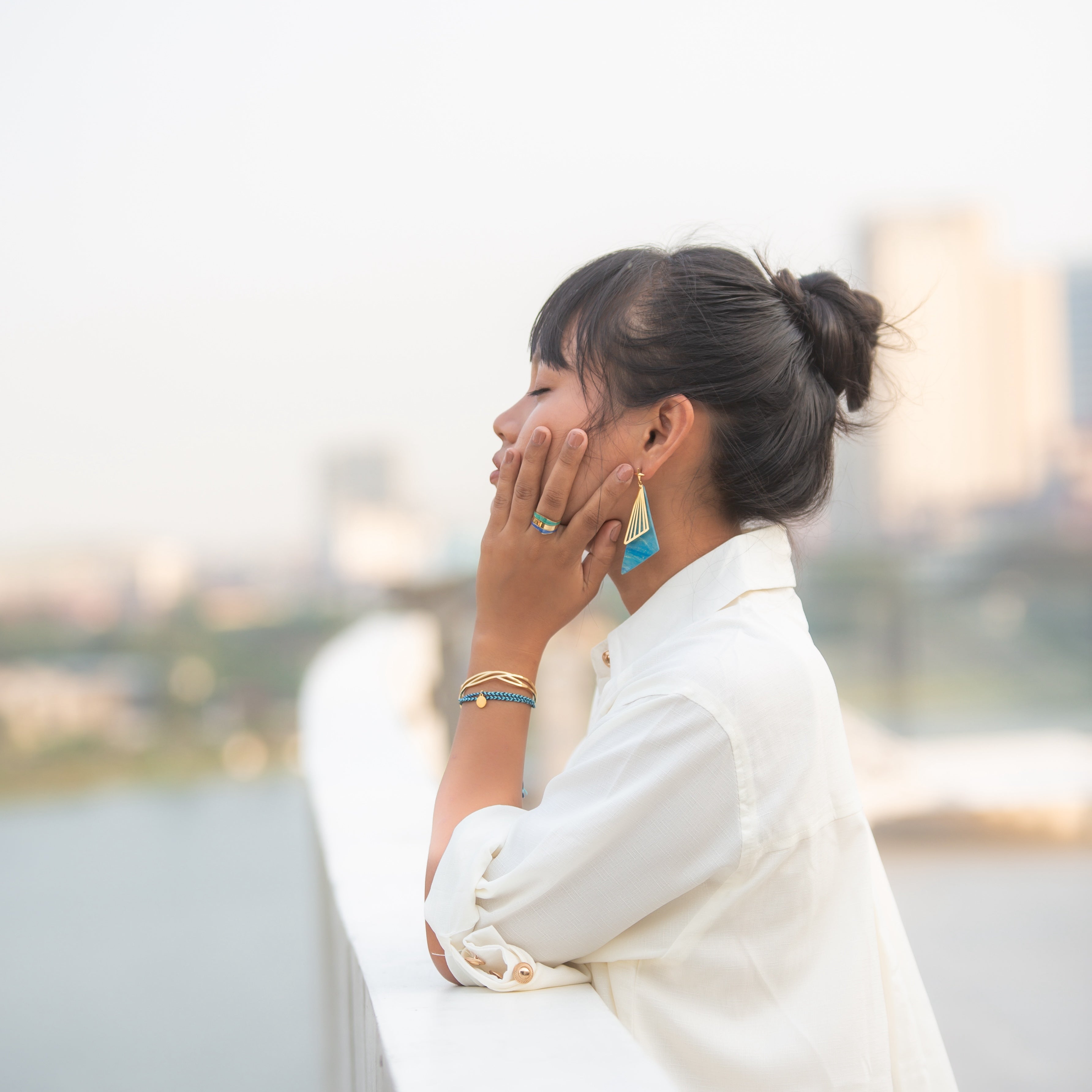 Parting Waters Drop Earrings