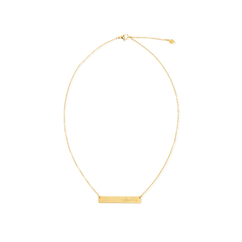 Speak Up Bar Necklace