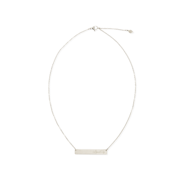 Speak Up Bar Necklace