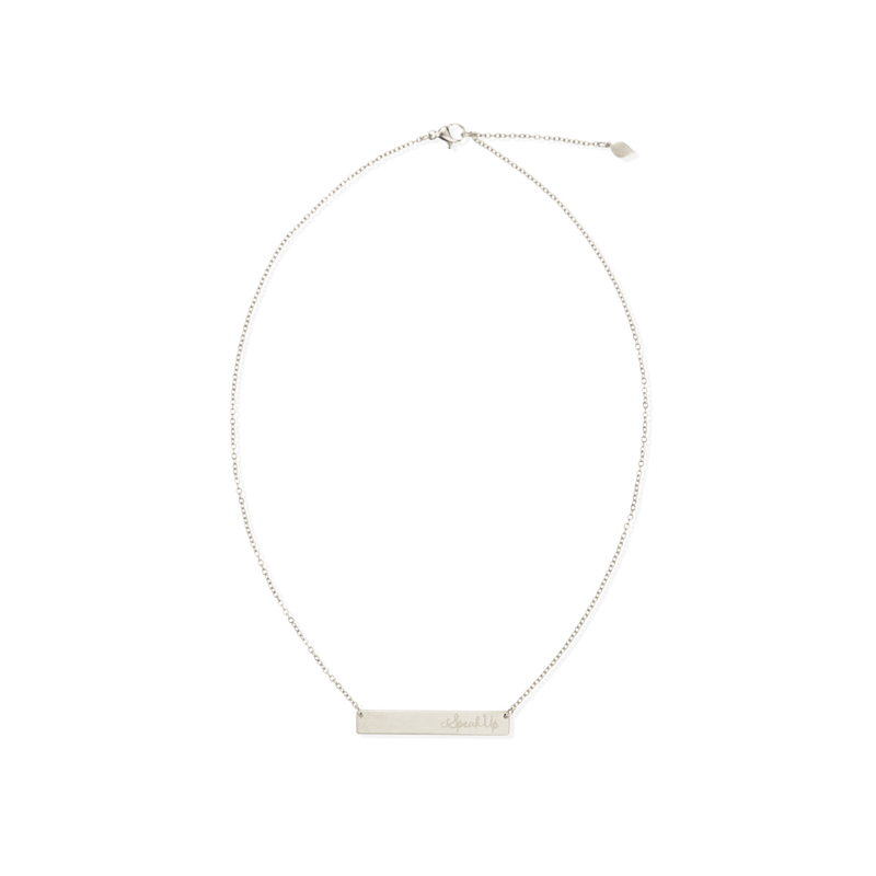 Speak Up Bar Necklace