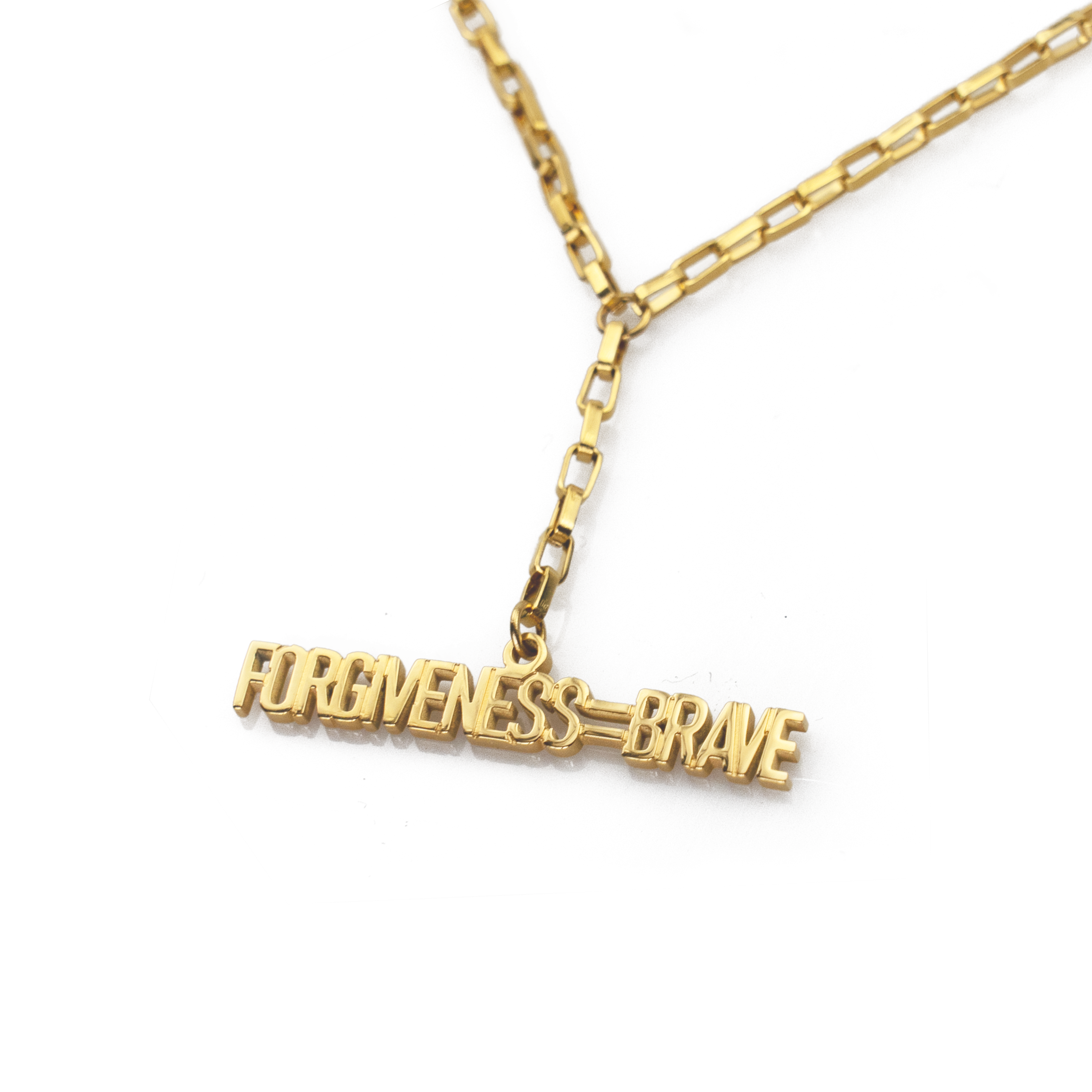 To Forgive is Brave Necklace