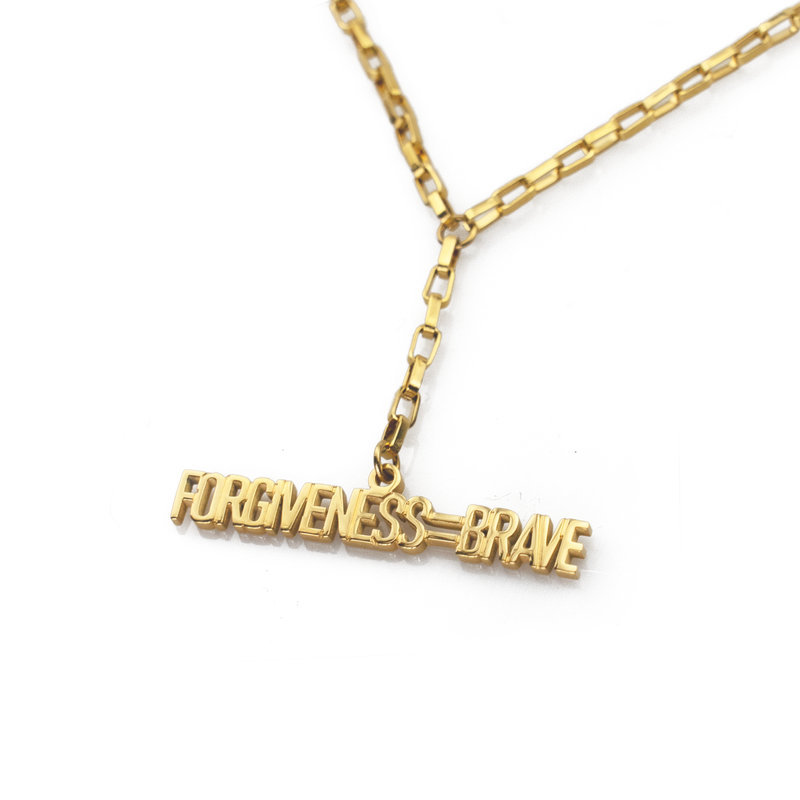 To Forgive is Brave Necklace