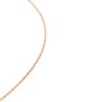 Floral Key Necklace - Rose Gold