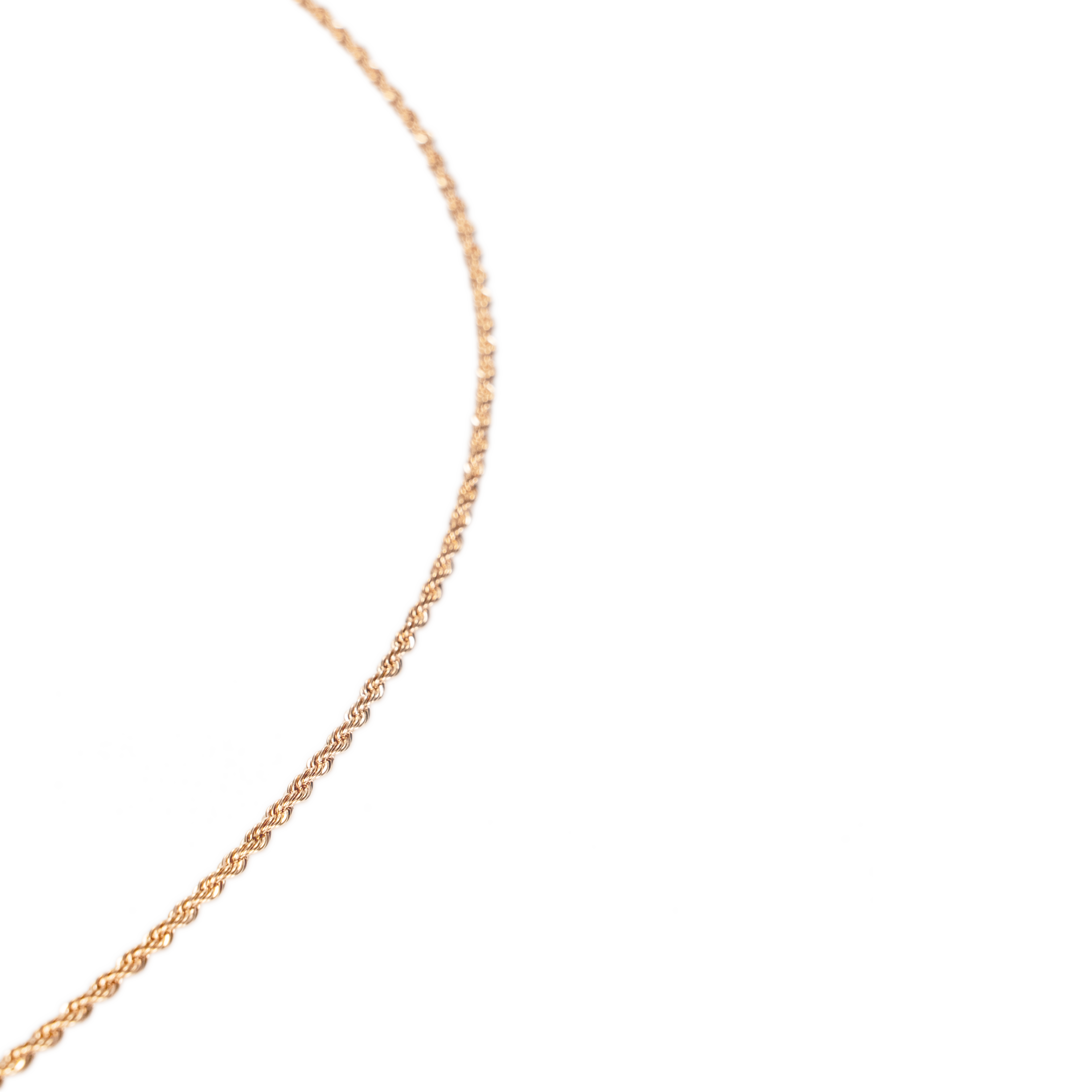 Floral Key Necklace - Rose Gold