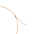 Floral Key Necklace - Rose Gold