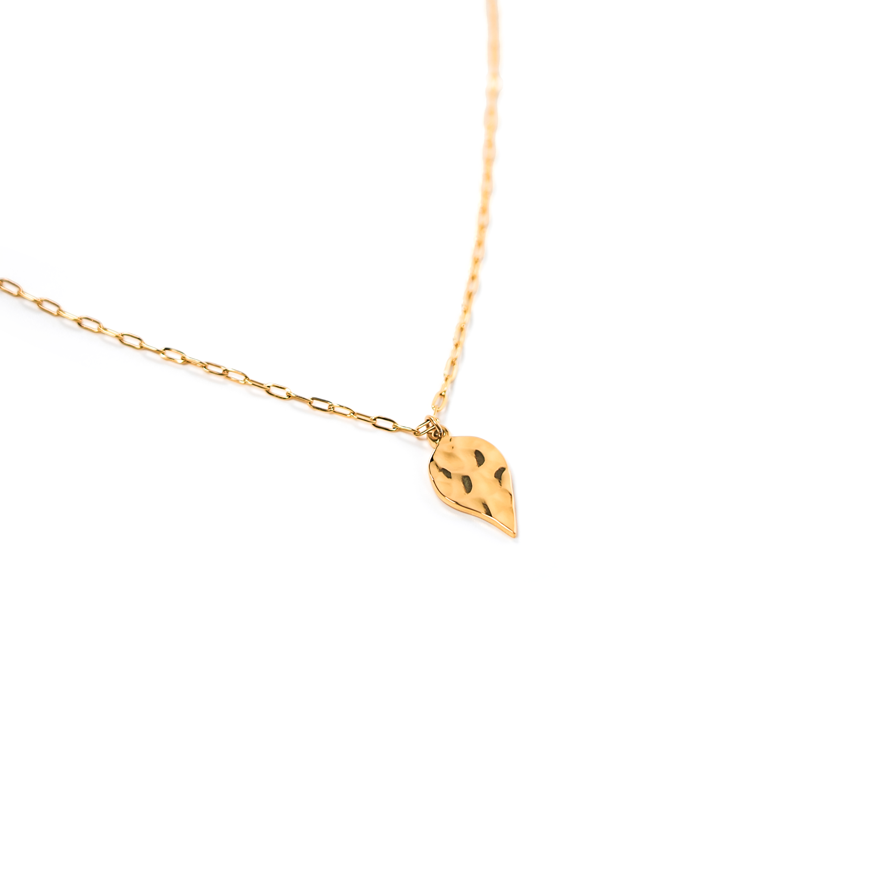 Resilience Leaf Necklace - Gold