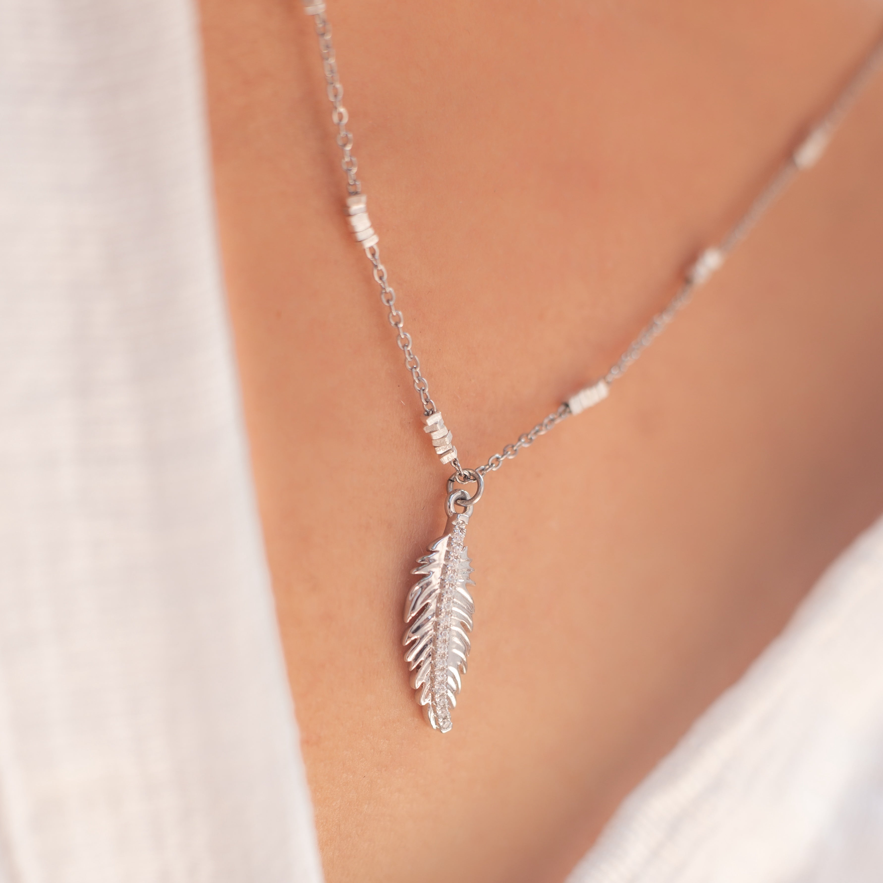 Song of Celebration Feather Necklace