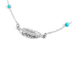 Song of Celebration Feather Beaded Necklace