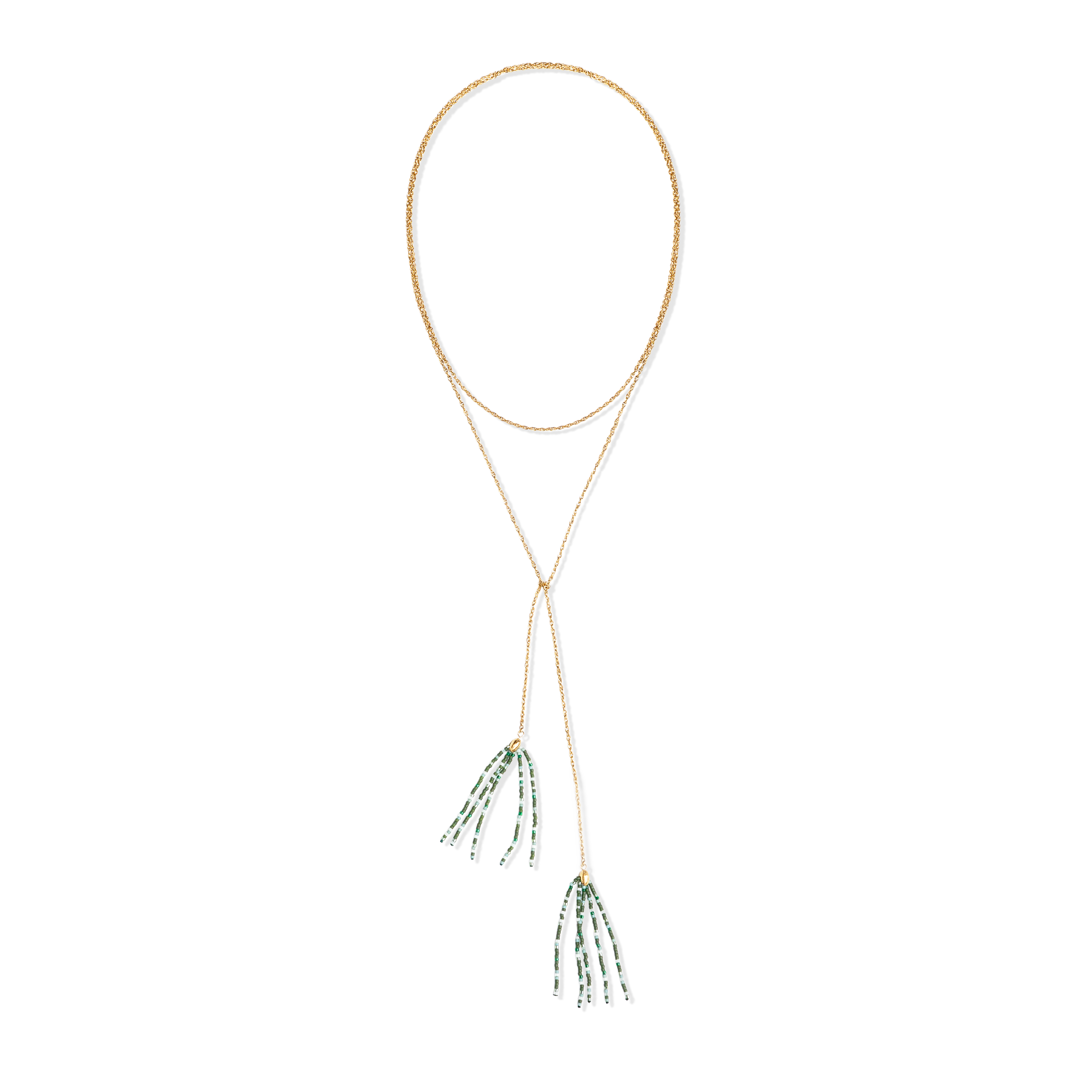 Grounded Hope Tassel Wrap Necklace