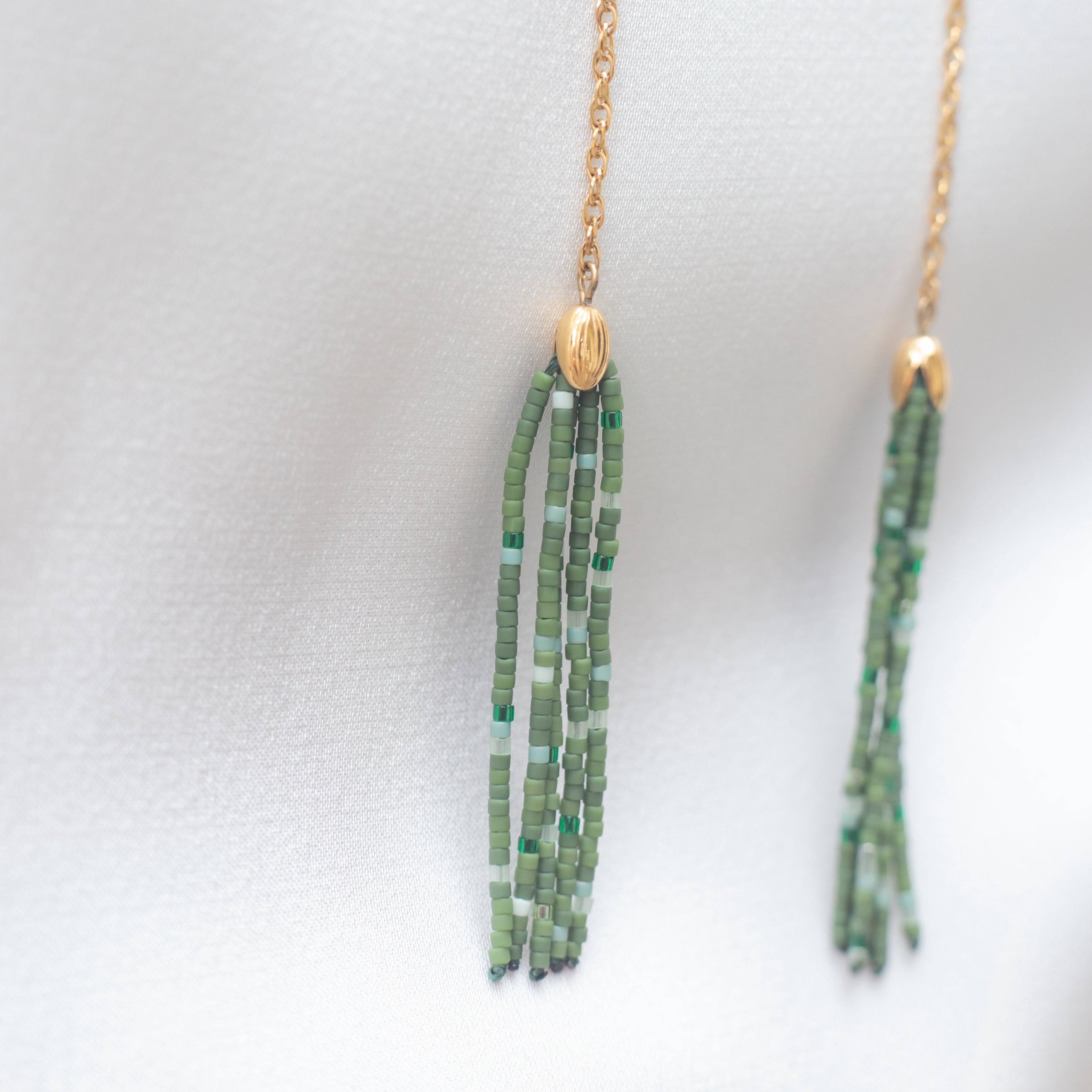 Grounded Hope Tassel Wrap Necklace