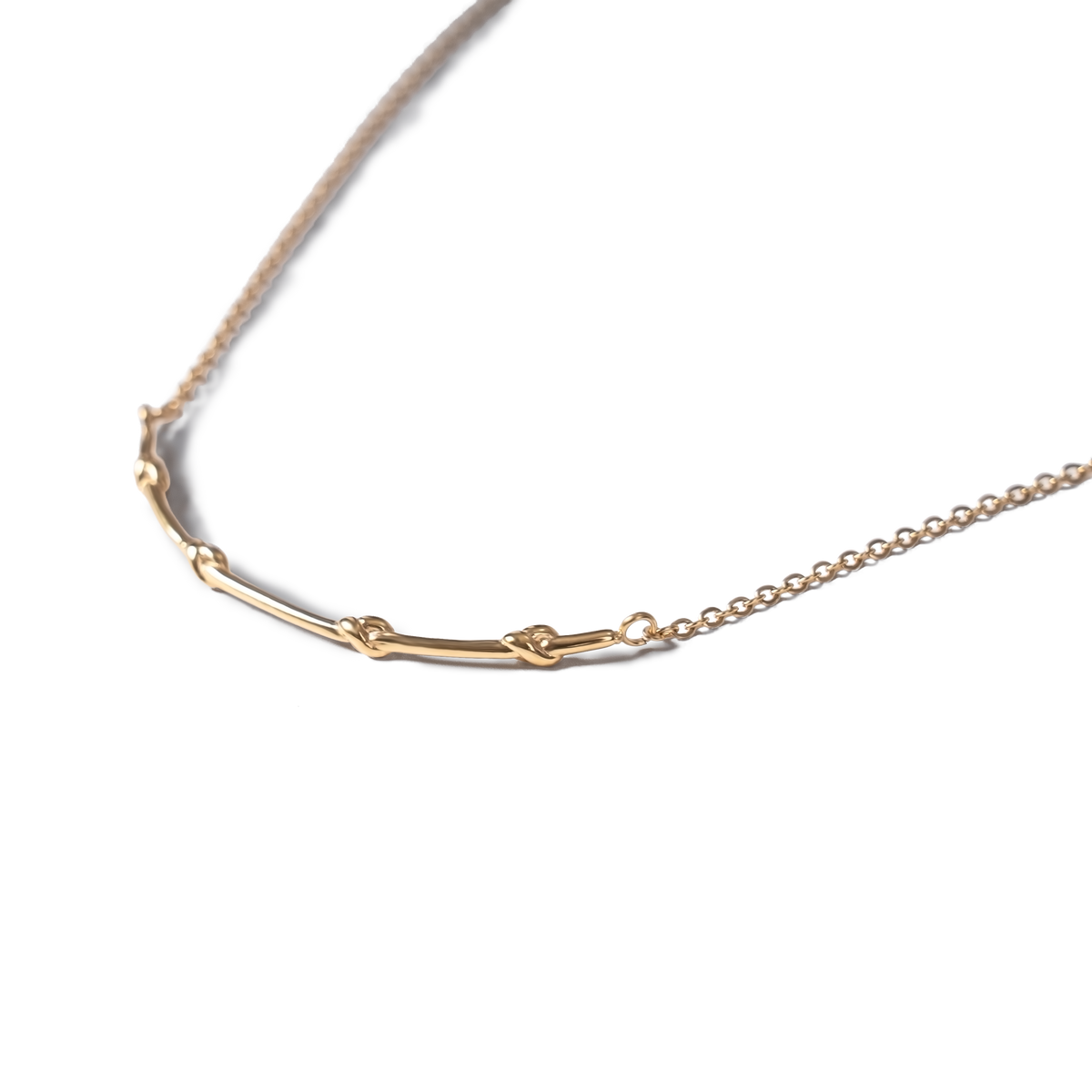 Knots of Freedom Bar Necklace