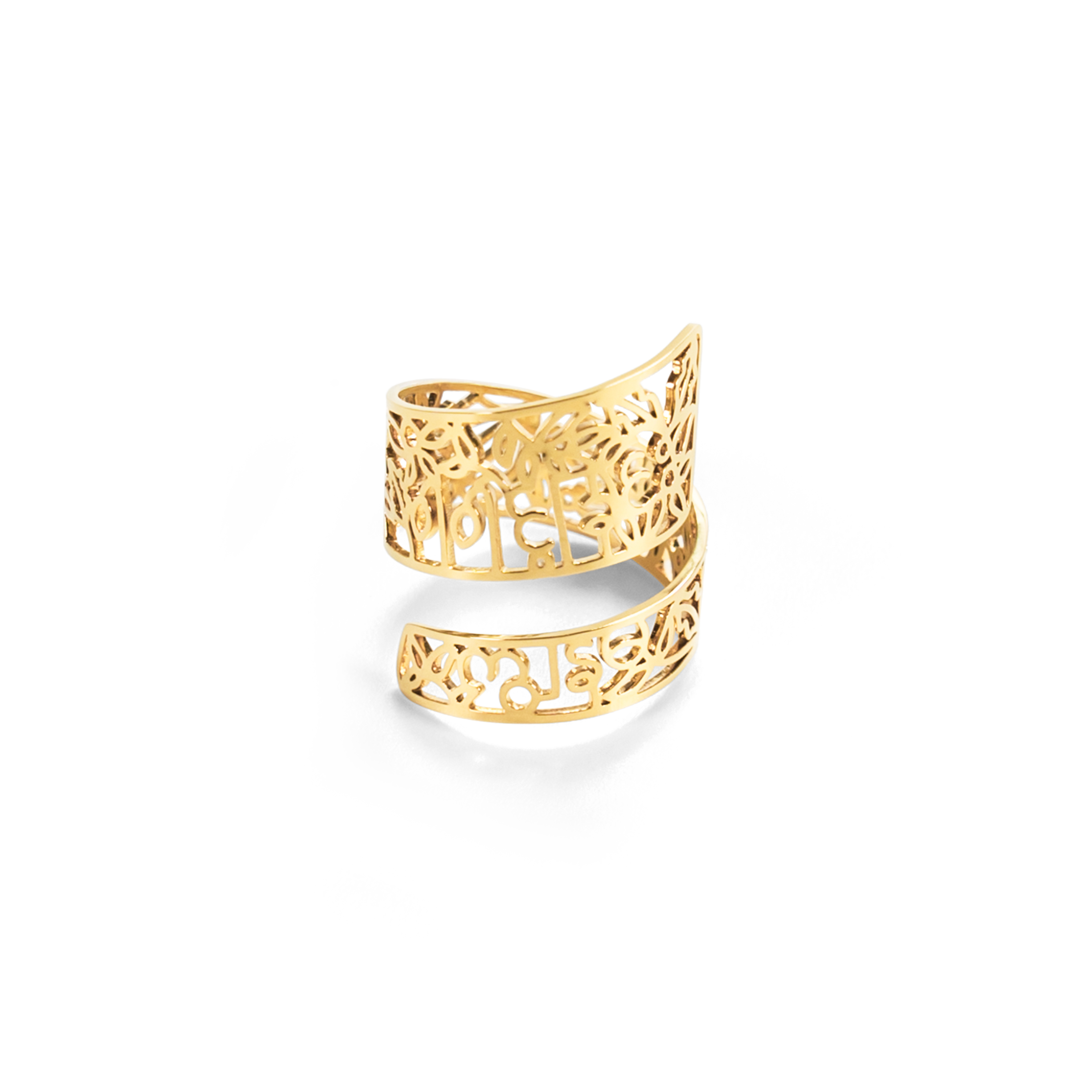 I Am Brave Wrapped Ring