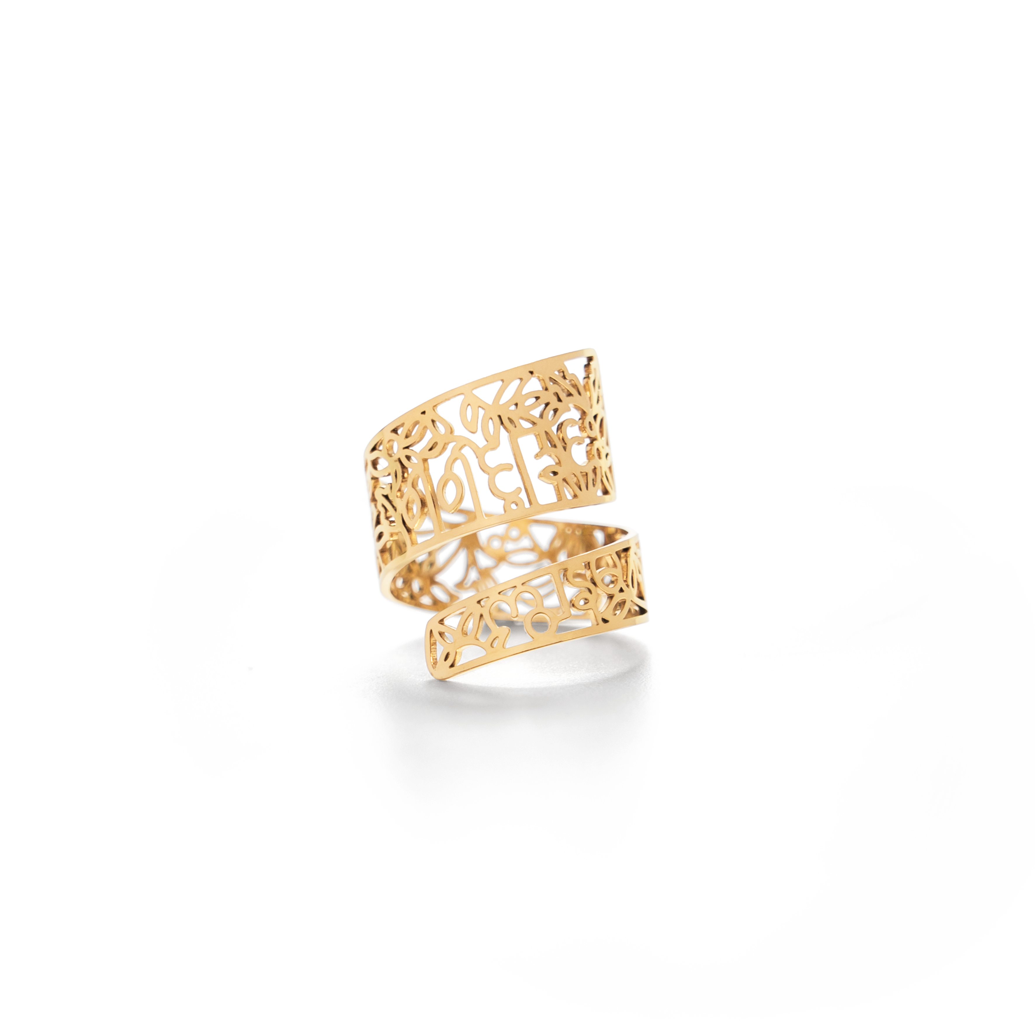 I Am Brave Wrapped Ring