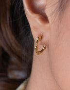 Knots of Freedom Mini Hoop Earrings